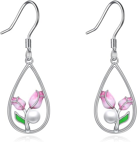 CRMAD Gold Sunflower Earrings for Women Sterling Silver Sunflower Jewelry Mother's Day Gifts for Mom(sunflower 3) in Saudi Arabia