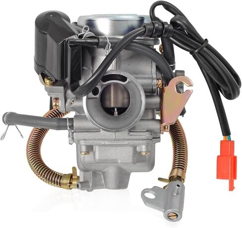 GY6 150cc المكربن ​​24mm PD24J Carb لـ 150cc 125cc 152QMJ 157QMJ 4 السكتة الدماغية محركات كهربائية خنق دراجة نارية سكوتر، GY6 150cc (المكربن ​​مع مجموعة الأنابيب) in Kuwait