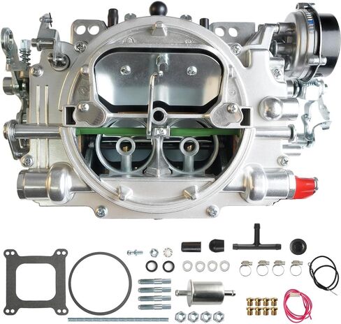 1411 Carburetor 750 Cfm 4 Barrel Square Bore Air Valve Secondary Electric Choke Replacement For Edelbrock Performer Series in Saudi Arabia