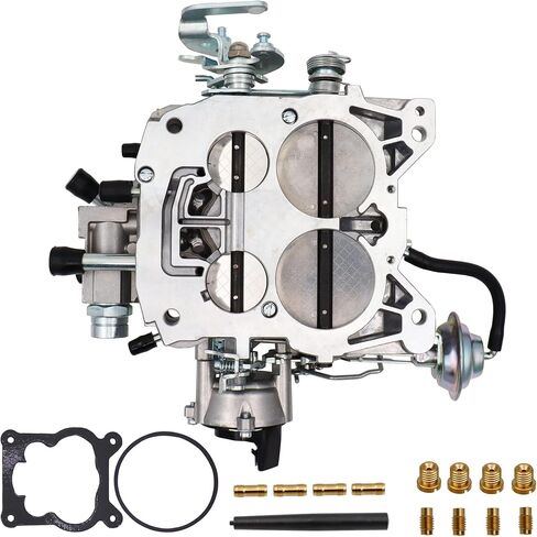 Rochester Quadrajet Carburetor New 4 Barrel Quadrajet Carburetor 1904R 1906R 4MV 4BBL Carb Fits for Chevy Chevrolet 305 350 c.i Engine V8 GM Cadillac 1980-1989 Vacuum Secondary 750 CFM Electric Choke in Saudi Arabia