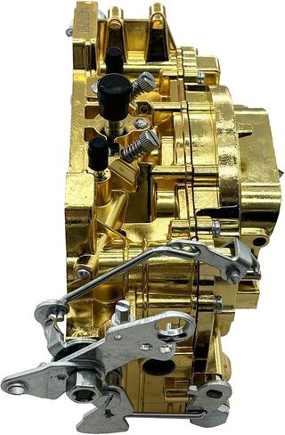 1407 4 Barrel Carburetor Replacement for 750 CFM Manual Choke Square Bore Air Valve Secondary (Golden) in Saudi Arabia