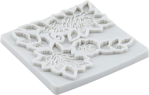 Rose Flower Polymer Clay Mold Rose and Leaves Silicone Molds for DIY Crafts Epoxy Resin Casting Air Dry Polymer Clay Plaster Jewelry Making in Saudi Arabia