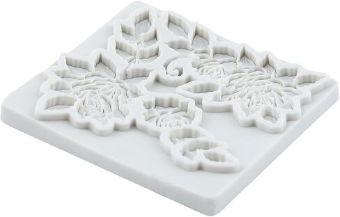 Rose Flower Polymer Clay Mold Rose and Leaves Silicone Molds for DIY Crafts Epoxy Resin Casting Air Dry Polymer Clay Plaster Jewelry Making in Saudi Arabia