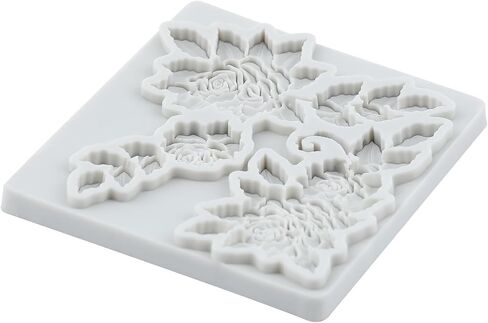 Rose Flower Polymer Clay Mold Rose and Leaves Silicone Molds for DIY Crafts Epoxy Resin Casting Air Dry Polymer Clay Plaster Jewelry Making in Saudi Arabia