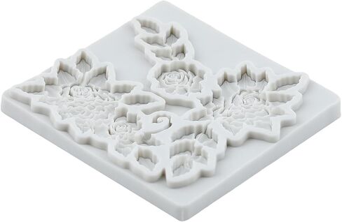 Rose Flower Polymer Clay Mold Rose and Leaves Silicone Molds for DIY Crafts Epoxy Resin Casting Air Dry Polymer Clay Plaster Jewelry Making in Saudi Arabia