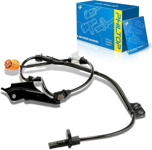 مستشعر سرعة العجلات ABS من الجانب الأيسر الأمامي من PHILTOP 970279 متوافق مع مستشعر ABS 2004-2008 Acura TL 1PC in Saudi Arabia