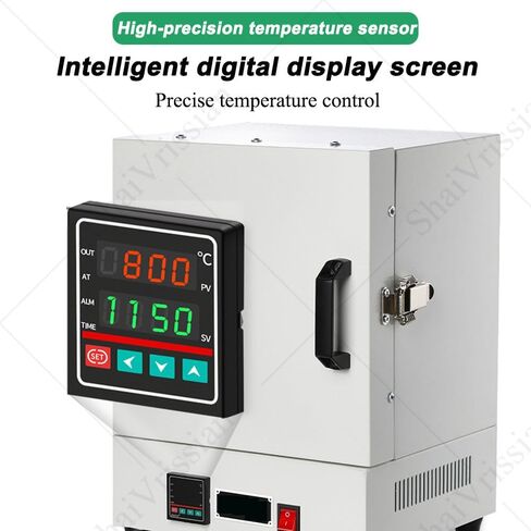 Electric Kiln Furnace,Electric Burnout Oven Kiln,1150℃ Metal Melting Furnace,Rapid Heating,Intelligent Digital Display Screen,for Jewelry Making and DIY Projects in Saudi Arabia