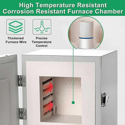 2000w Rapid Heating Muffle Furnace, Temperature-Controlled Kiln, Temperature Range 0-1150°C, Specially Designed For Jewelry Designers, Metal Craftsmen, And Professional Laboratory Furnaces. in Saudi Arabia