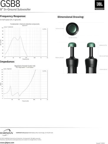 مضخم صوت JBL Professional JBL-Control 89MS مقاس 8 بوصة فوق الأرض في الهواء الطلق. تشغيل 8 أوم أو 70 فولت. أخضر in Saudi Arabia