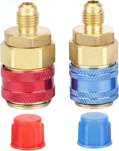 CHICIRIS 1/4 Inch R134A Quick Coupler Good Sealing Performance for Car AC Refrigerant Adapter, for Car Air Conditioning in Saudi Arabia