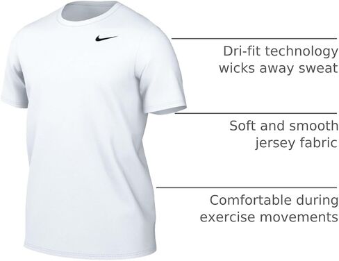 Nike Men's Dri-Fit Legend Fitness T-Shirt Red | Black XL in Saudi Arabia