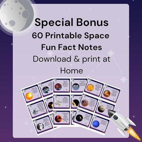 200 World Landmark Fun Fact Cards – Fascinating, Educational Flash Cards for Kids | Lunchbox Notes, Homeschool, Classroom, Travel + Bonus Printable 60 Space Fun Facts | Back to School & Gift Idea in Saudi Arabia