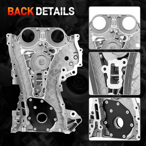 25199424 Engine Timing Cover Compatible with Chevy Sonic 2012-2017 Cruze 2011-2016 Trax 2013-2020 Buick Encore 2013-2017，Timing Chain Oil Pump Cover for 1.4L Engine Replace#25195406 55581012 55595611 in Saudi Arabia