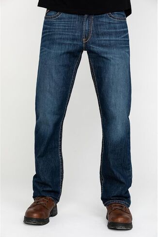 Ariat Male FR M4 Relaxed Stretch DuraLight Jett Boot Cut Jean Airway 34W x 30L in Saudi Arabia