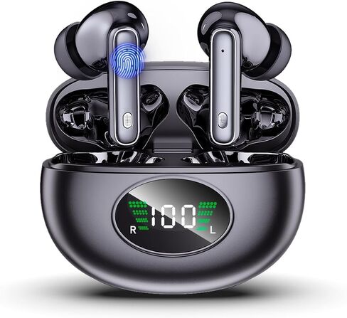 Translation Earbuds, Ai Translation Earbuds Real Time, Audifonos traductores inglés español, Translation with 7 Modes, with App, Bluetooth 5.4 Hi-Fi Sound, 90H Standby Time for Travel & Business in Saudi Arabia