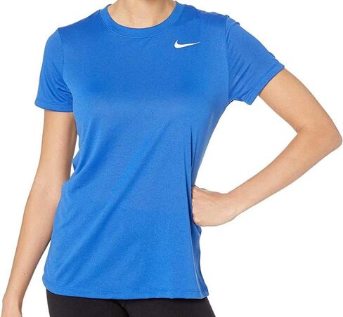 Nike Womens Short Sleeve Legend T SPF 20 (X-Small) Black in Saudi Arabia