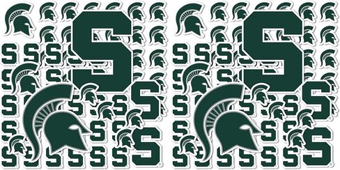 ملصقات الصحراء الصبار جامعة ولاية ميشيغان سبارتانز MSU شارات الفينيل زجاجة مياه الكمبيوتر المحمول سيارة القصاصات T1 (النوع 1-1) in Kuwait