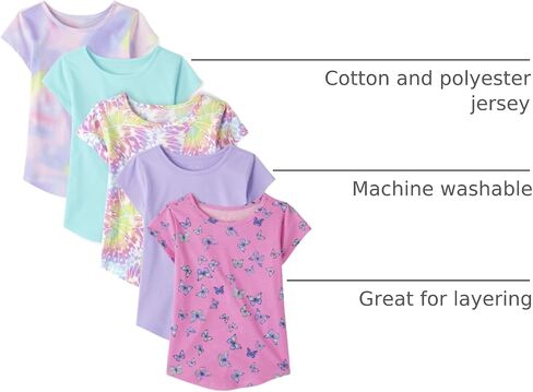 The Children's Place,Shirttail Tee,girls,Pink Sea Salt,XX-Large in Saudi Arabia