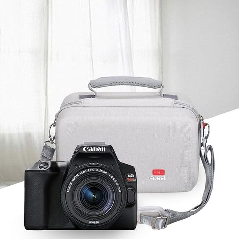 حقيبة تخزين للسفر FBLFOBELI EVA لكاميرا Canon EOS Rebel T7 DSLR مع عدسة 18-55 مم، حقيبة حمل واقية مقاومة للماء للكاميرا (الجراب فقط) in Kuwait