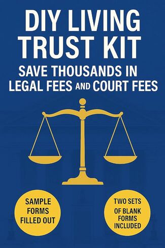 DIY Living Trust Form Kit with Sample Documents and Blank Forms, Avoid Probate Estate Planning Package in Saudi Arabia