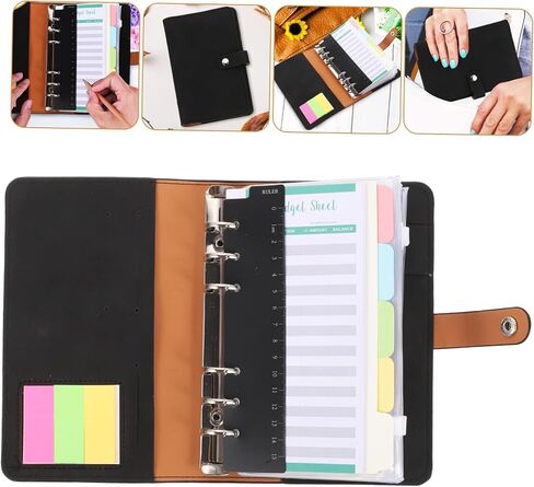 ERINGOGO Binder Ledger Bulk Loose-leaf Sheets Notepad Portable Notebook Expense Tracking Papers in Saudi Arabia