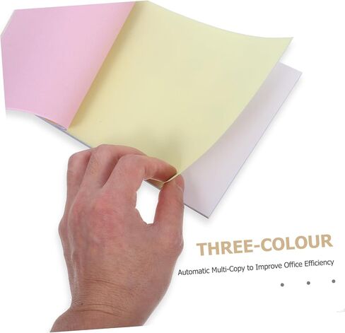 TEHAUX Copy Notepad Multi Part Auto Copy Receipt Book Blank Design for Professional Use for Restaurants and Retail Transactions Versatile Writing Ledger in Saudi Arabia
