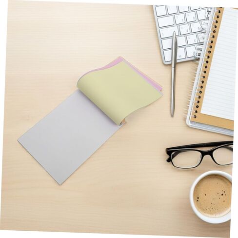 TEHAUX Copy Notepad Multi Part Auto Copy Receipt Book Blank Design for Professional Use for Restaurants and Retail Transactions Versatile Writing Ledger in Saudi Arabia