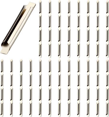 80 Pcs Ho Scale Train Accessories Nickel Silver Rail Joiners Railway Track Nickel Silver Universal Rail Joiners for C Track in Saudi Arabia
