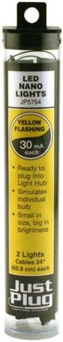 Woodland Scenics JP5754 Just Plug(TM) Lighting System, LED Nano Flashing Lights YELLOW in Saudi Arabia