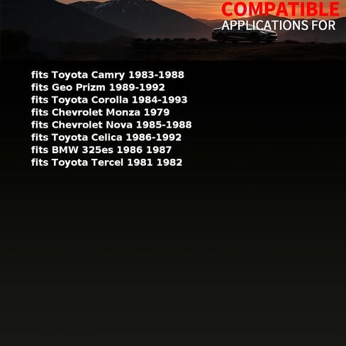 مفتاح مروحة تبريد المحرك يناسب Toyota Camry، Corolla 1983 1984 1985 1986 1987 1988 1989 1990 1991 1992-1993 يناسب BMW 325es 1986-1987 يناسب شيفروليه مونزا، نوفا 1979-1988 قطعة واحدة in Saudi Arabia