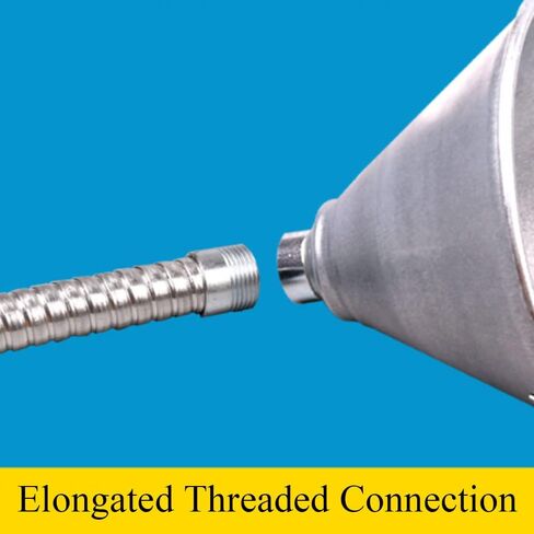 Riloer Spout Funnel 24.8" Long Flexible Hose and Strainer, Universal Steel Priming Funnel for All Oils,Water, Diesel Fuel and Other Liquids in Saudi Arabia