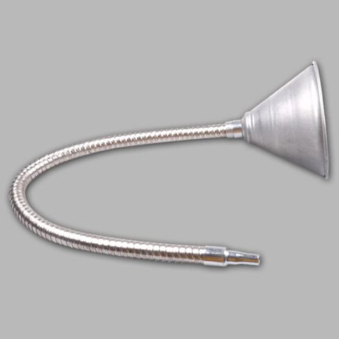 Riloer Spout Funnel 24.8" Long Flexible Hose and Strainer, Universal Steel Priming Funnel for All Oils,Water, Diesel Fuel and Other Liquids in Saudi Arabia