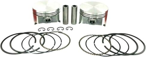 2 Piston & Rings FIT ONAN Engines .010" BORE B43 B48 P216 P218 P220 0112-0264-10 in Saudi Arabia