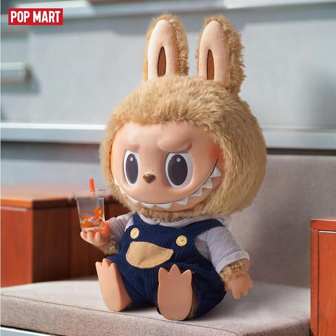 تمثال دمية من القطيفة من الفينيل من POP MART The Monsters Time to Chill، لعبة مجسمة مجمعة، لديكورات المنزل الحديثة in Saudi Arabia