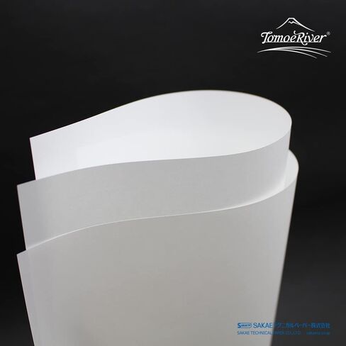 ملاءة فضفاضة Tomoe River FP 52gsm من SANZEN، 5.85 × 8.27 بوصة (مقاس A5)، أبيض، 100 ورقة/عبوة (SR-A5P-W) in Kuwait