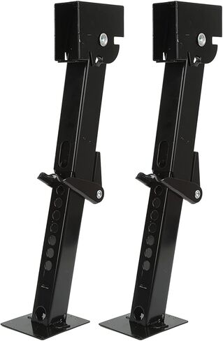 2PCS Stabilizer Jack Iron 650lb Support 1000lb Lifting Capacity Telescoping Adjustable Swing Down Outriggers in Saudi Arabia