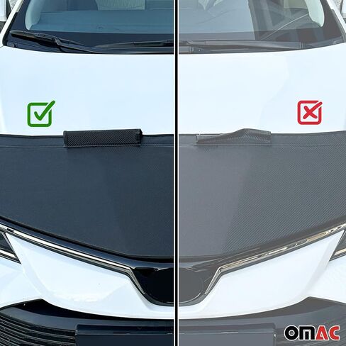 OMAC غطاء محرك السيارة قناع غطاء محرك السيارة لفورد EcoSport 2018-2022 الكربون الأسود 1 قطعة in Saudi Arabia