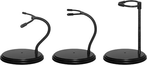 3Pcs Clear Adjustable Doll Stand Fits 4,5,6,7 and 8 Inch Dolls Or Action Figures，Doll Display Stand with Flexible Waist Clip and Bendable Metal Arm. in Kuwait