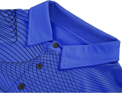 JACKETOWN Mens Golf Polo Shirts Short Sleeve Shirts Printed Casual Clearance in Kuwait