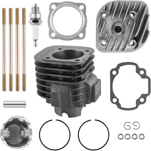 maXpeedingrods Cylinder Head Piston Gasket Top End Kit for Polaris Predator 90 2003-2006, for Polaris Sportsman Scrambler 90 2001-2006, Replacement for 0450007 0451091 in Saudi Arabia