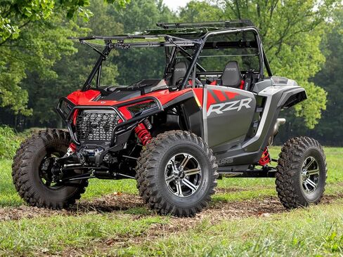 المصد الأمامي SuperATV لعام 2024+ Polaris RZR XP/Polaris RZR XP 4، هيكل فولاذي، مطلي بالطاقة مقاوم للأشعة فوق البنفسجية، مصد عالي التحمل لـ UTV، انظر التركيب، صنع في الولايات المتحدة الأمريكية in Saudi Arabia
