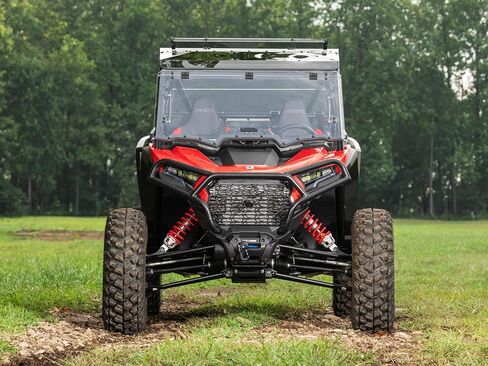 المصد الأمامي SuperATV لعام 2024+ Polaris RZR XP/Polaris RZR XP 4، هيكل فولاذي، مطلي بالطاقة مقاوم للأشعة فوق البنفسجية، مصد عالي التحمل لـ UTV، انظر التركيب، صنع في الولايات المتحدة الأمريكية in Saudi Arabia