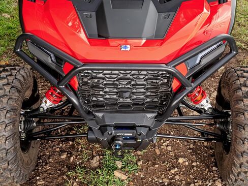 المصد الأمامي SuperATV لعام 2024+ Polaris RZR XP/Polaris RZR XP 4، هيكل فولاذي، مطلي بالطاقة مقاوم للأشعة فوق البنفسجية، مصد عالي التحمل لـ UTV، انظر التركيب، صنع في الولايات المتحدة الأمريكية in Saudi Arabia