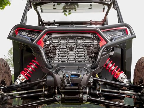 المصد الأمامي SuperATV لعام 2024+ Polaris RZR XP/Polaris RZR XP 4، هيكل فولاذي، مطلي بالطاقة مقاوم للأشعة فوق البنفسجية، مصد عالي التحمل لـ UTV، انظر التركيب، صنع في الولايات المتحدة الأمريكية in Saudi Arabia