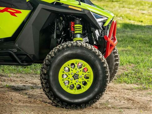 المصد الأمامي SuperATV لـ Polaris RZR Pro R/4، Pro S/4، Turbo R/4 | مصنوعة من أنابيب فولاذية شديدة التحمل، يتم تركيبها مباشرة على الإطار، أحمر، انظر الملاءمة، صنع في الولايات المتحدة الأمريكية in Saudi Arabia
