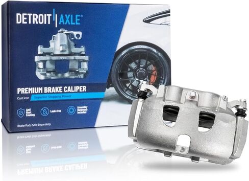 Detroit Axle - Front Right Brake Caliper for 2013-2022 Ford F-250 F-350 Super Duty, 2013-2015 F-450 Super Duty, Passenger Side Disc Brake Caliper w/Bracket Replacement in Saudi Arabia