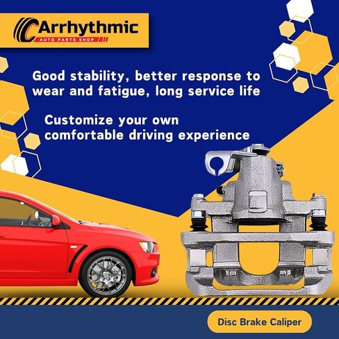 Arrhythmic Rear Disc Brake Caliper Assembly Replacement Set (2) Left Right for Honda Accord 2.4L 2013 2014 2015 2016 2017, for Honda Accord 3.5L 2013 2014 2015 2016 2017 in Saudi Arabia
