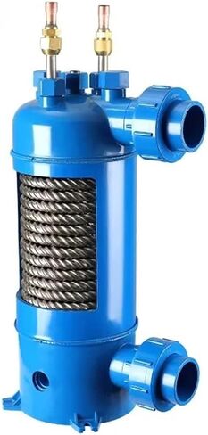 Swimming Pool Heat Exchanger MHTA-1.5 Condenser Heating Capacity 5KW 17000 BTU/Hour in Saudi Arabia