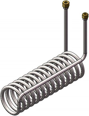 Tube Coil Evaporator for 1P 1.5 2 2.5 3 5P Aquarium Chiller Heat Exchanger Fish Tank in Seafood Pond(A-2HP) in Saudi Arabia