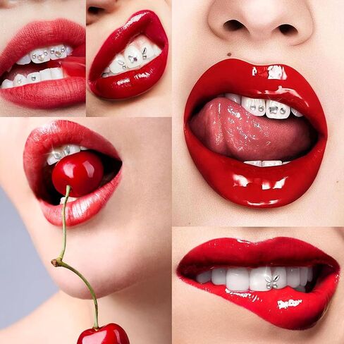 Nelikoo Tooth Gem Kit，Fashionable DIY Smile Jewelry Crystals Tooth Gems Kit for Teeth for Fashion & Parties in Saudi Arabia